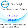 Shenzhen Port LCL Consolidation à Puerto Cabello